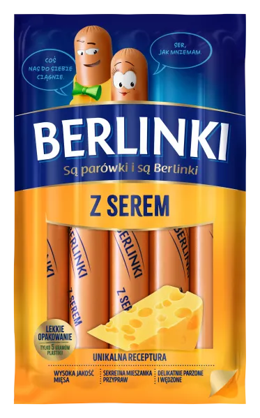 Packshot: Berlinki z serem