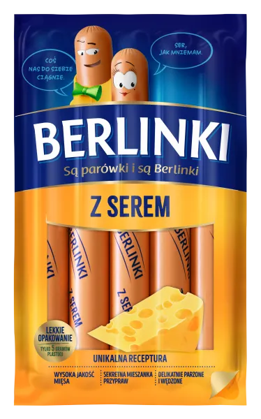Packshot: Berlinki z serem