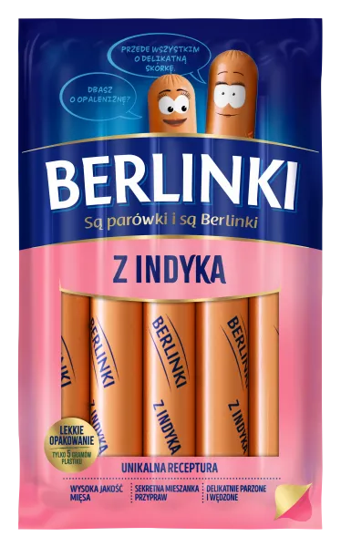 Packshot: Berlinki z indyka